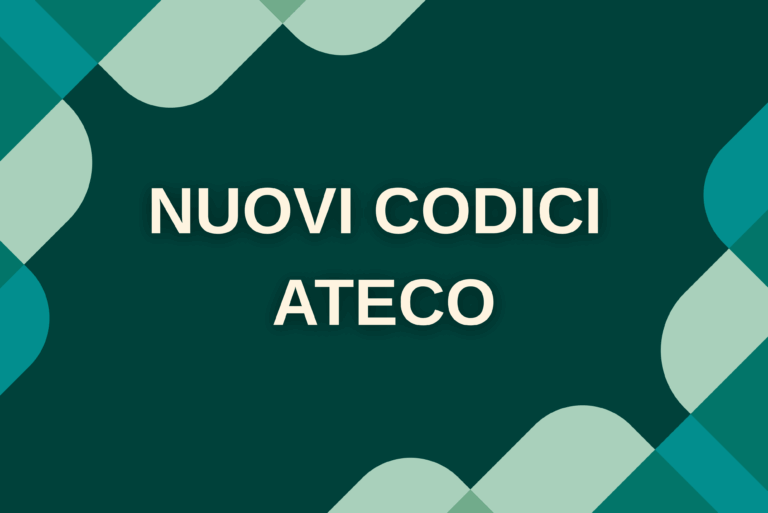 Scopri di più sull'articolo NUOVI CODICI ATECO