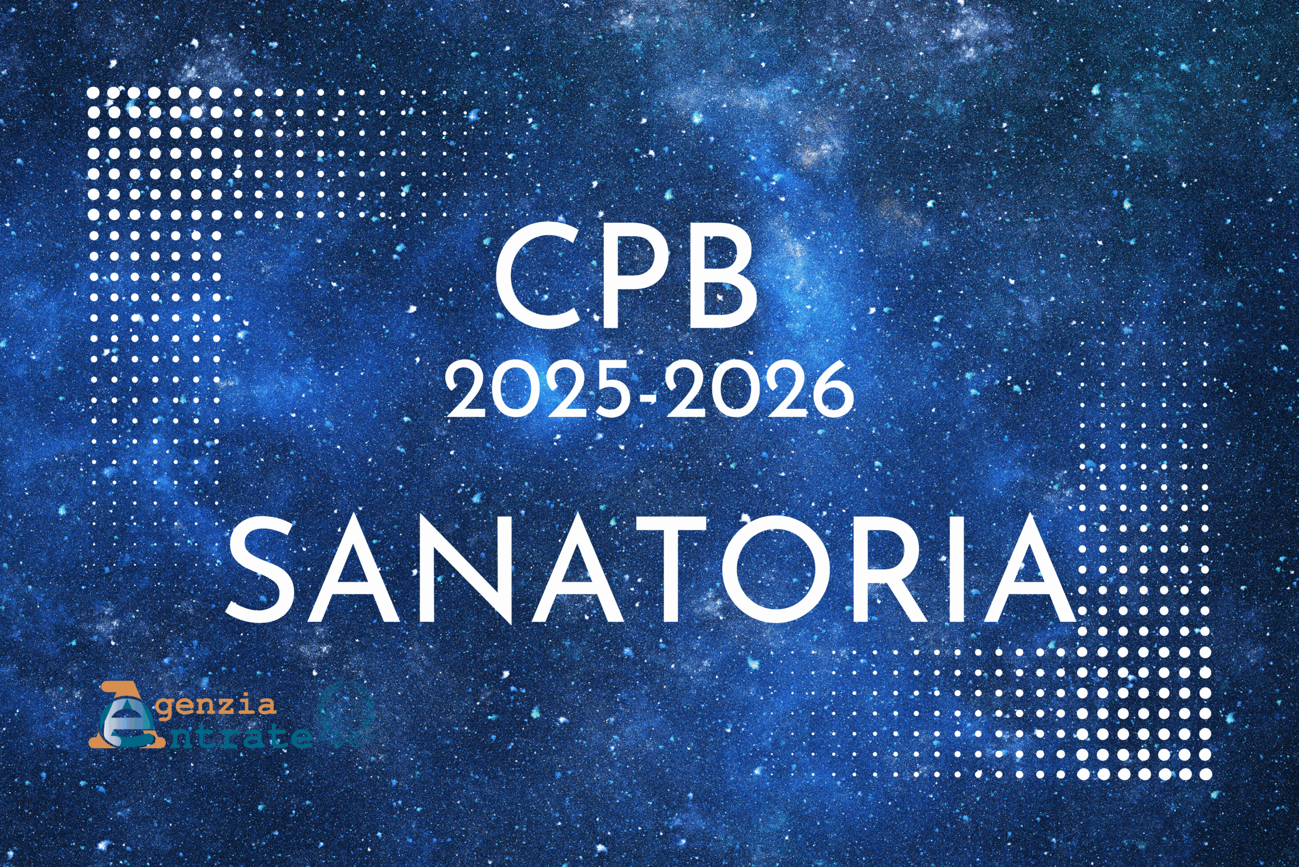 Al momento stai visualizzando CPB 2025/2026 e SANATORIA 2019/2023  – BENEFICI –