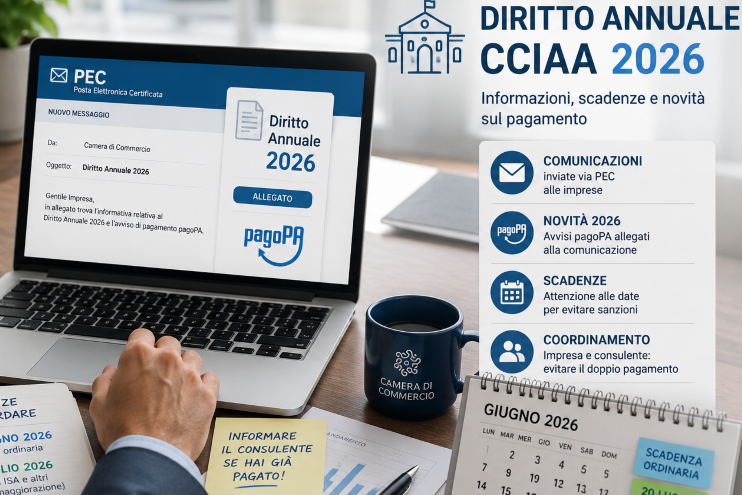 Al momento stai visualizzando CCIAA PAGAMENTO DIRITTO ANNUALE 2026